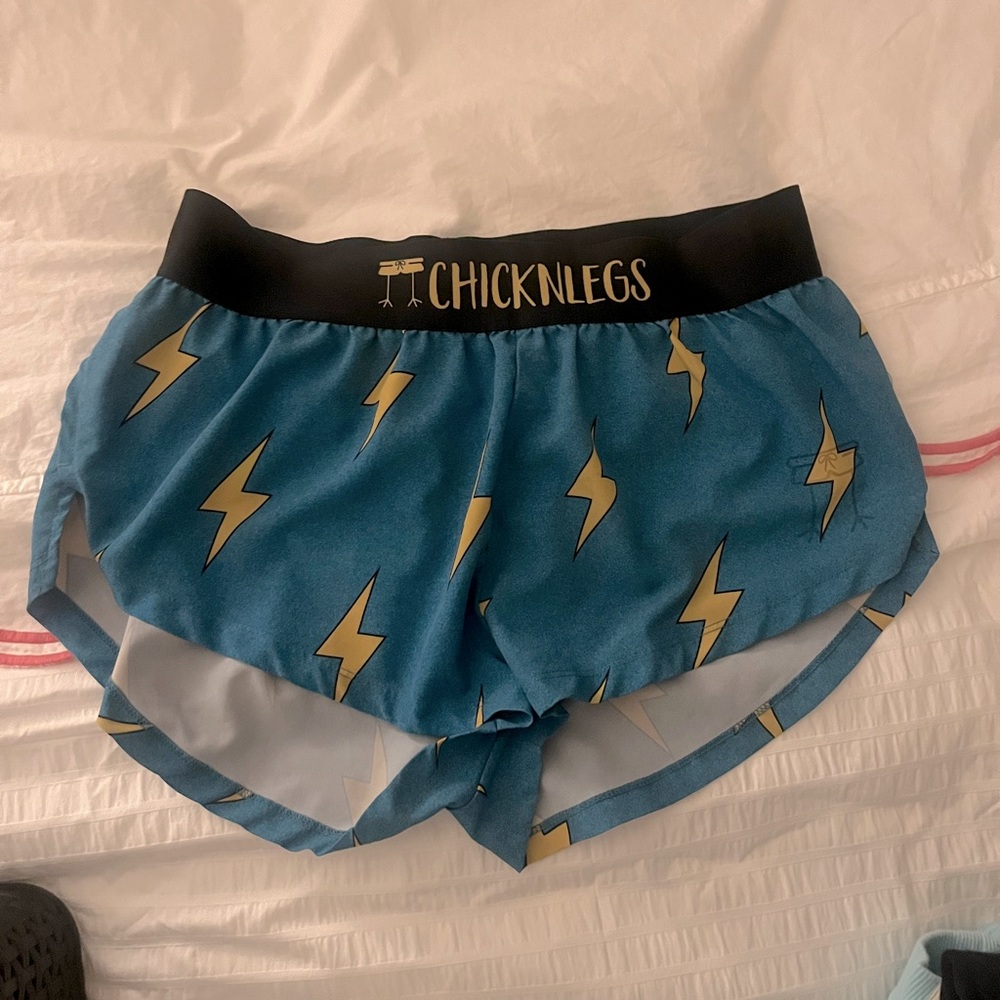 Size small Chicken Legs running shorts